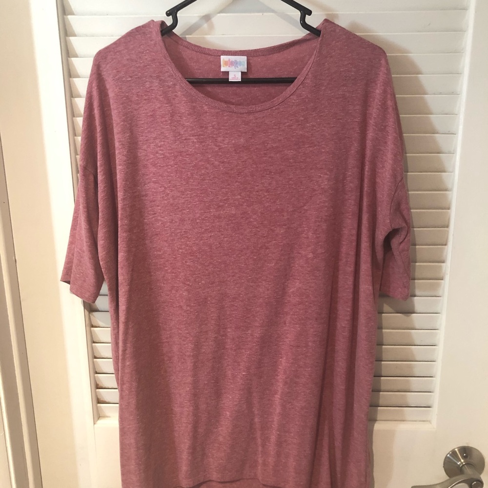 Rare solid! Heathered Muted burgundy Irma